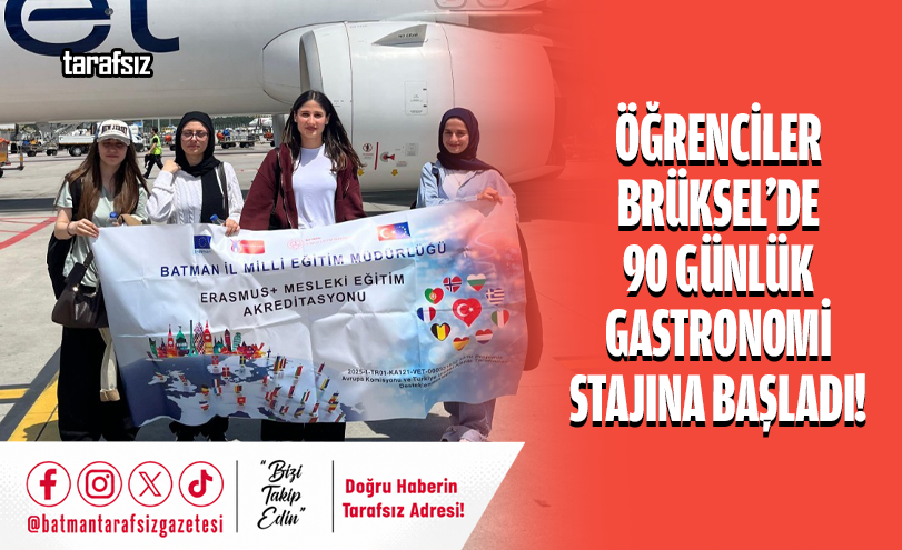 Öğrenciler Brüksel’de 90 Günlük Gastronomi Stajına Başladı!