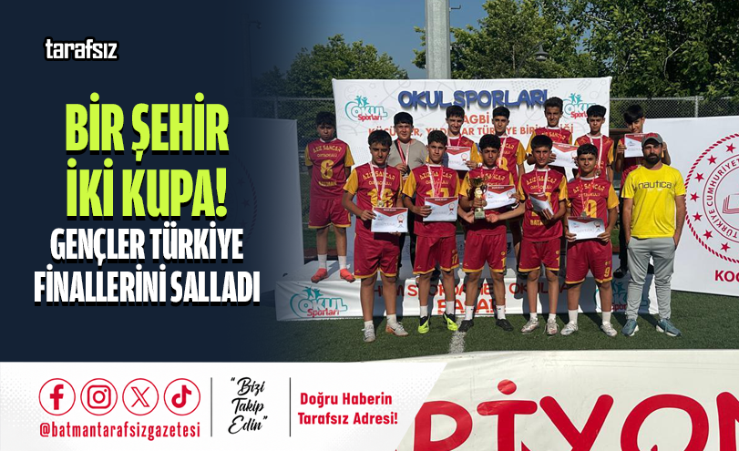 Bir Şehir İki Kupa! Gençler Türkiye Finallerini Salladı