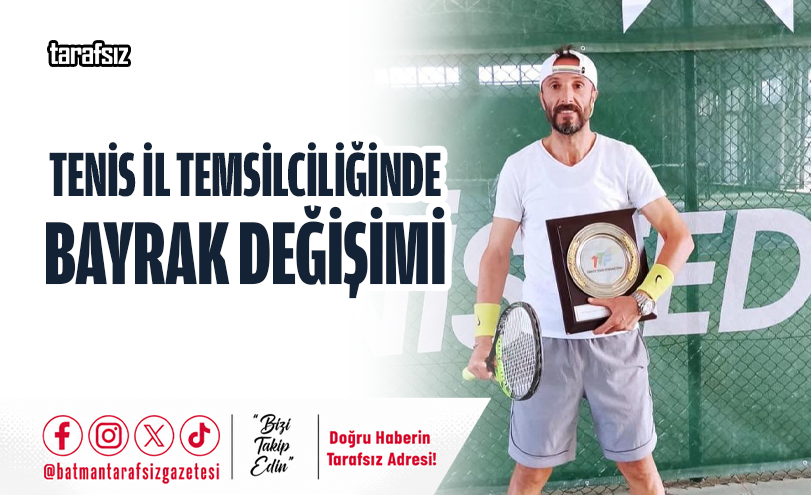 Tenis İl Temsilciliğinde Bayrak Değişimi