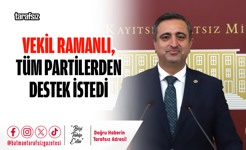Vekil Ramanlı, Tüm Partilerden Destek İstedi