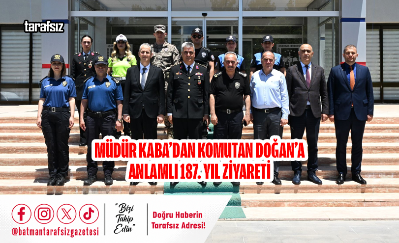 Müdür Kaba’dan Komutan Doğan’a Anlamlı 187. Yıl Ziyareti