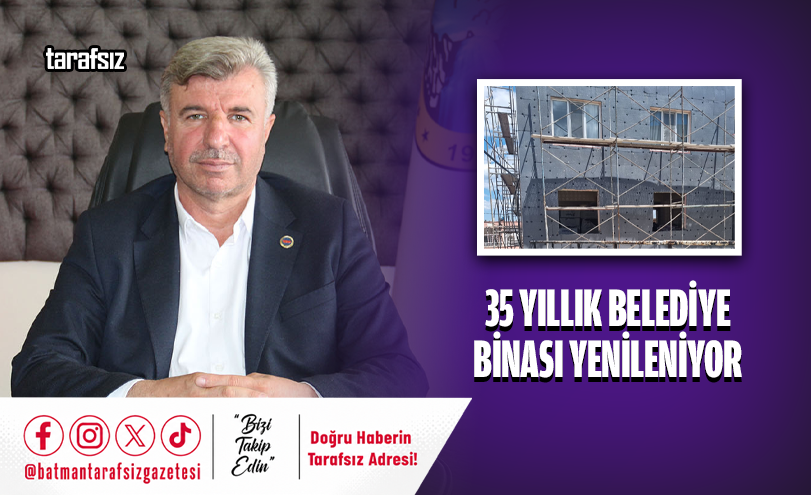 35 Yıllık Belediye Binası Yenileniyor