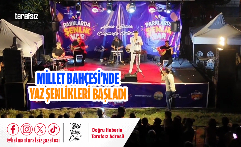 Millet Bahçesi’nde Yaz Şenlikleri Başladı