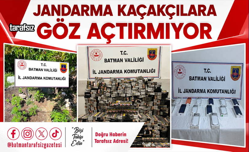 Jandarma Kaçakçılara Göz Açtırmıyor