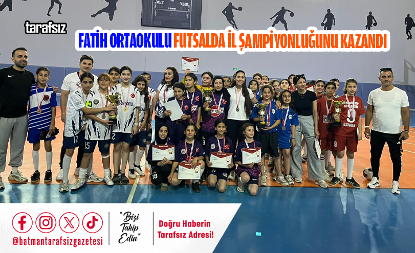 Fatih Ortaokulu Futsalda İl Şampiyonluğunu Kazandı