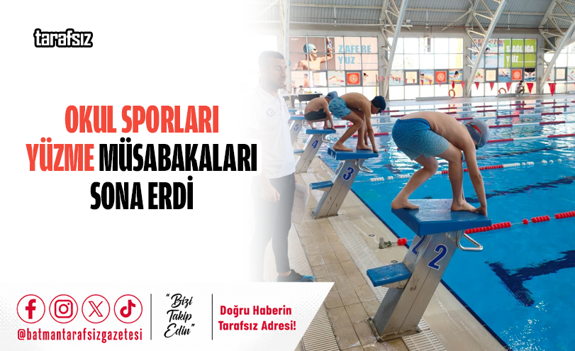 Okul Sporları Yüzme Müsabakaları Sona Erdi