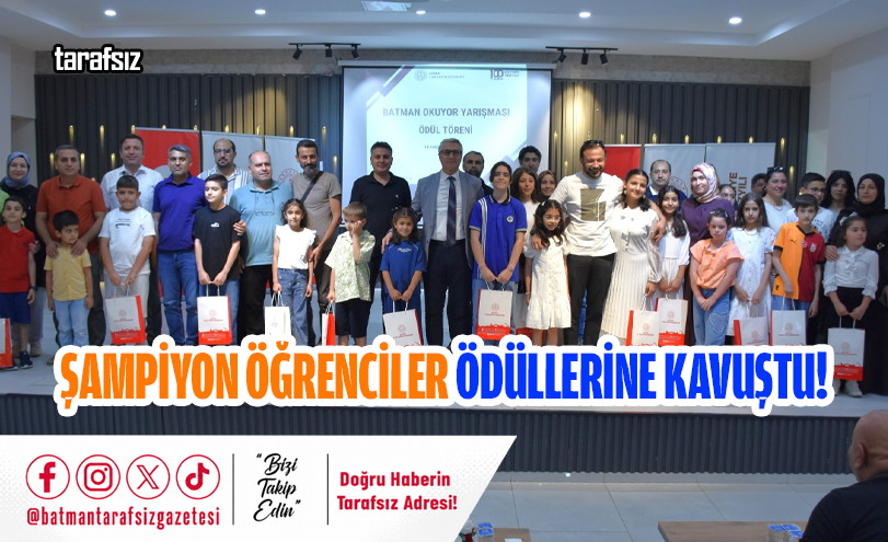 Şampiyon Öğrenciler Ödüllerine Kavuştu!