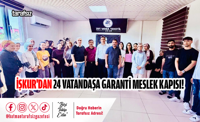 İŞKUR’dan 24 Vatandaşa Garanti Meslek Kapısı!
