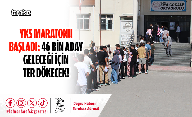 YKS Maratonu Başladı: 46 Bin Aday Geleceği İçin Ter Dökecek!