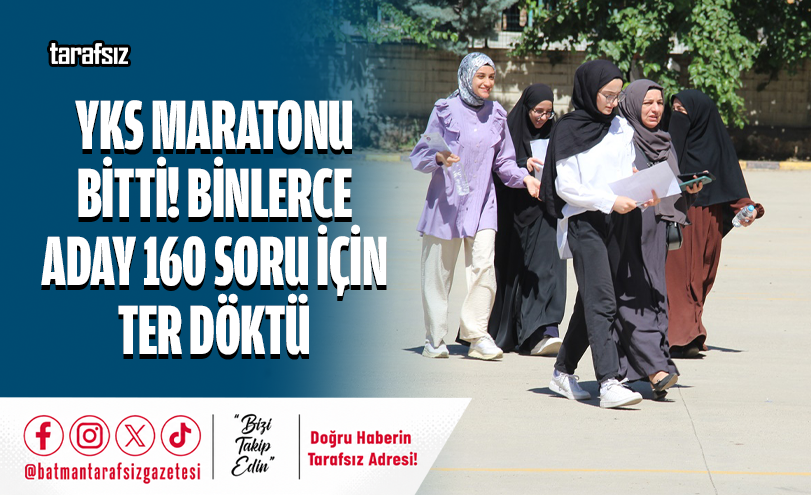 YKS Maratonu Bitti! Binlerce Aday 160 Soru İçin Ter Döktü
