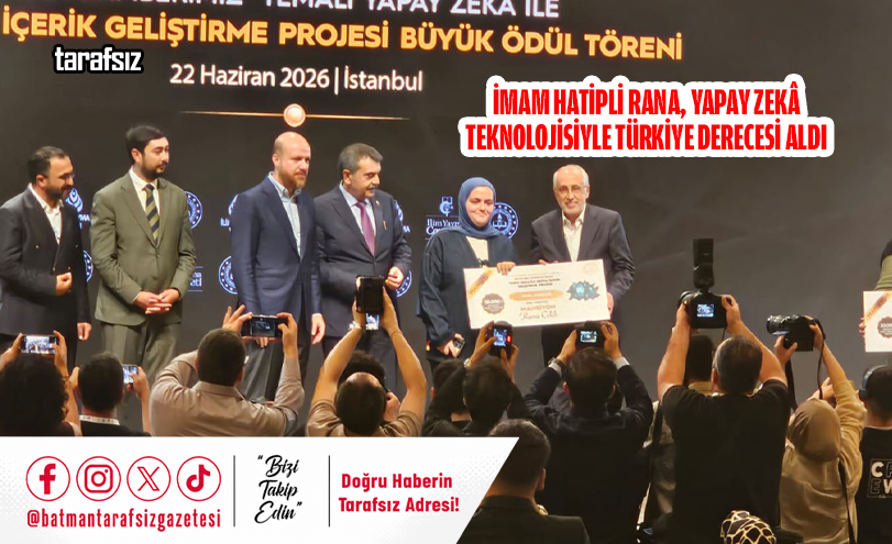 İmam Hatipli Rana, Yapay Zekâ Teknolojisiyle Türkiye Derecesi Aldı