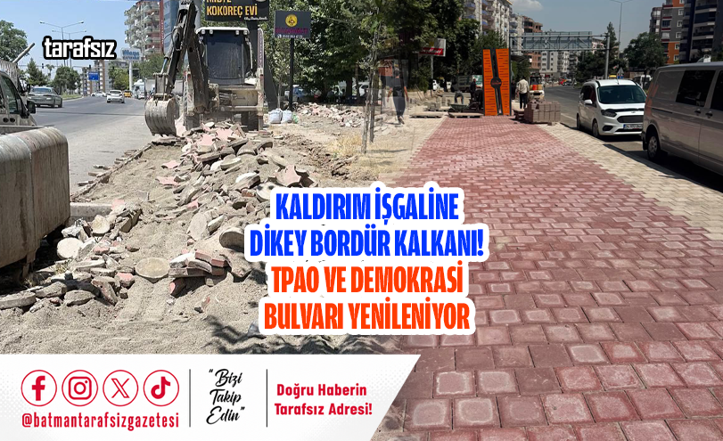 TPAO ve Demokrasi Bulvarı Yenileniyor