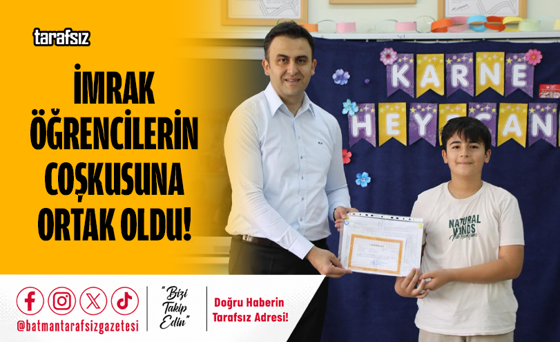 İMRAK ÖĞRENCİLERİN COŞKUSUNA ORTAK OLDU!