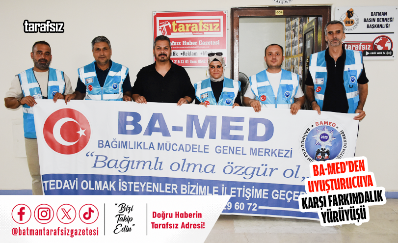 BA-MED’den Uyuşturucuya Karşı Farkındalık Yürüyüşü