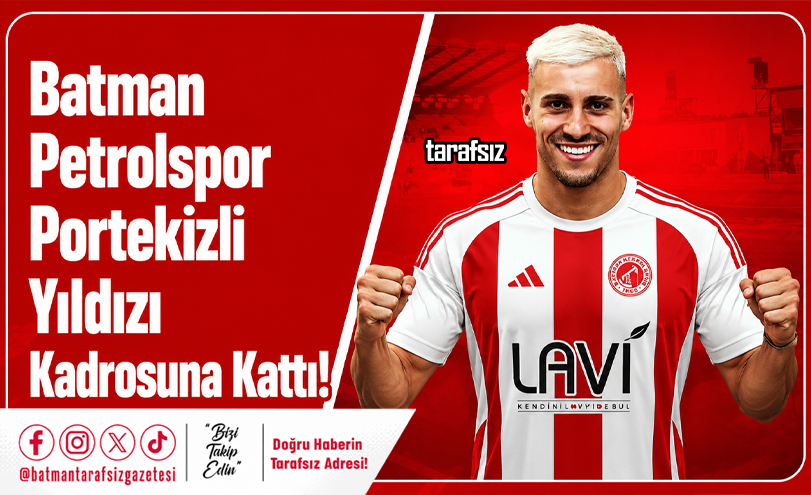Batman Petrolspor Portekizli Yıldızı Kadrosuna Kattı!