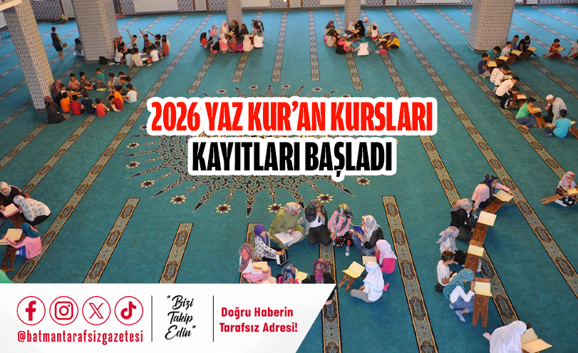2026 Yaz Kur’an Kursları Kayıtları Başladı