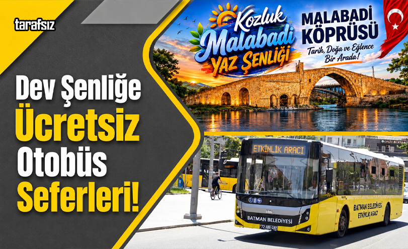 Dev Şenliğe Ücretsiz Otobüs Seferleri!