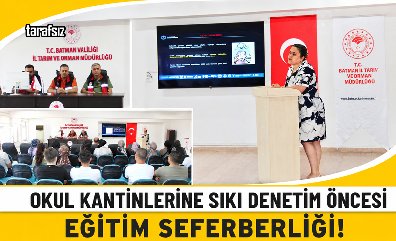 Okul Kantinlerine Sıkı Denetim Öncesi Eğitim Seferberliği!