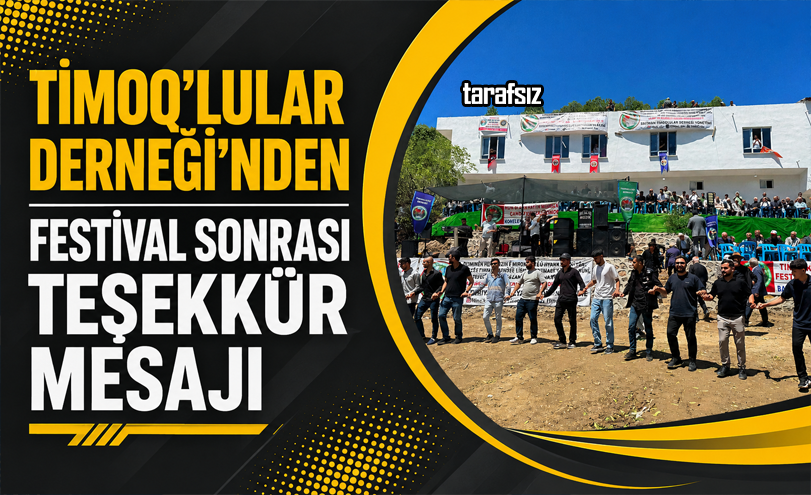 Timoq’lular Derneği’nden Festival Sonrası Teşekkür Mesajı