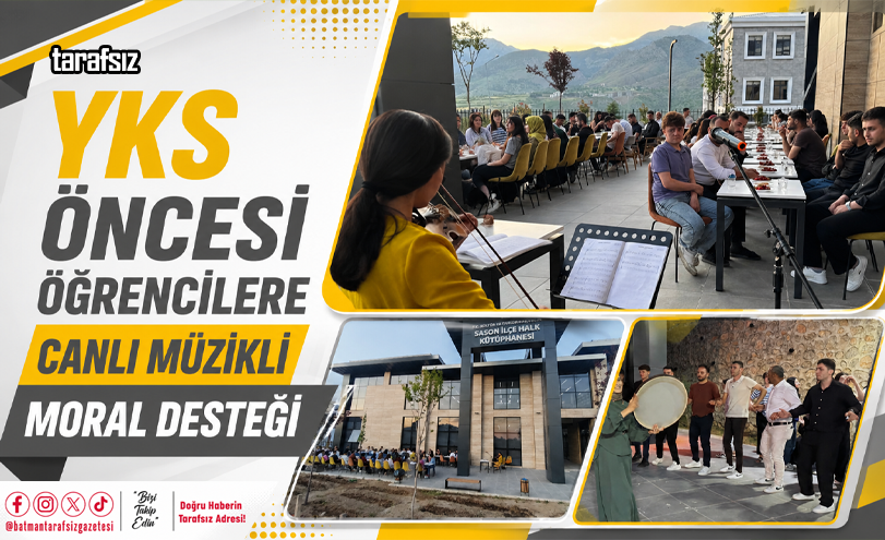 YKS Öncesi Öğrencilere Canlı Müzikli Moral Desteği