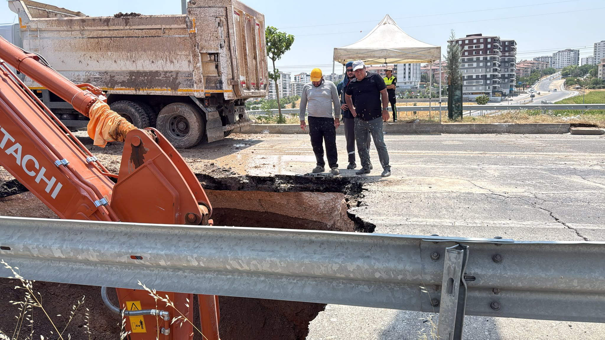 700’lük Ana Su Hattındaki Arızaya Gece Boyu Müdahale