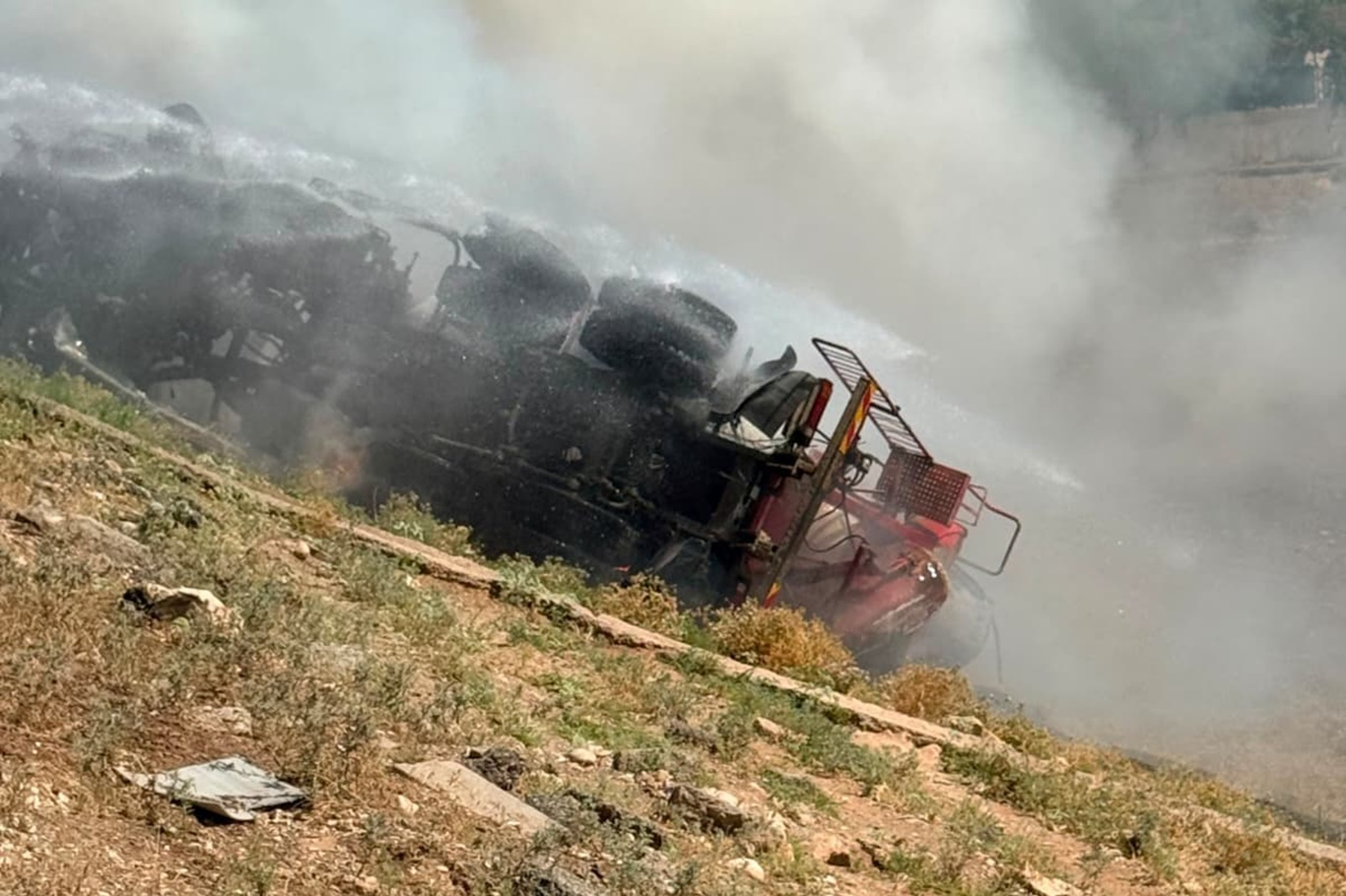 Kontrolden Çıkan Mikser Devrildi: 1 Yaralı