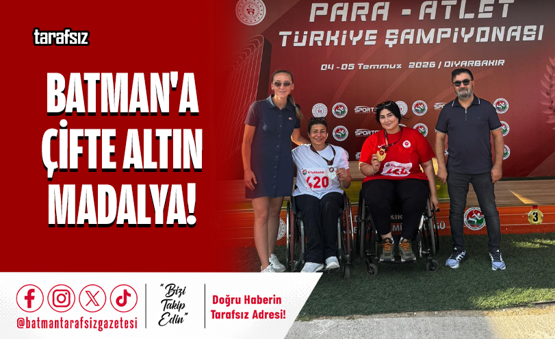 Batman’a Çifte Altın Madalya!