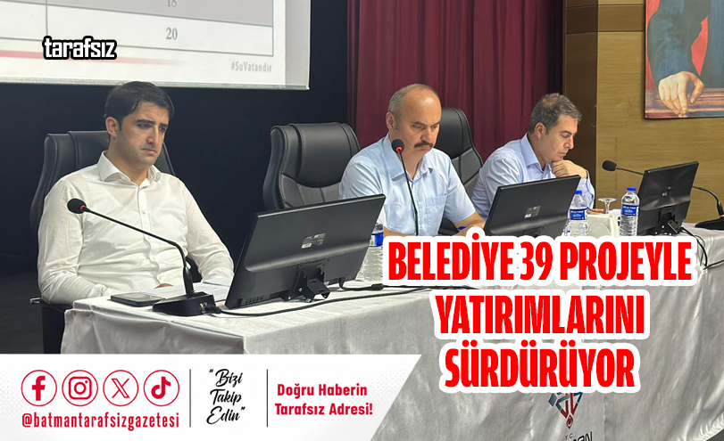 Belediye 39 Projeyle Yatırımlarını Sürdürüyor