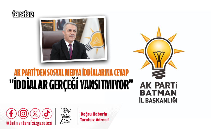 Ak Parti’den Sosyal Medya İddialarına Cevap