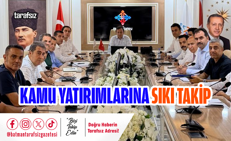 Kamu Yatırımlarına Sıkı Takip