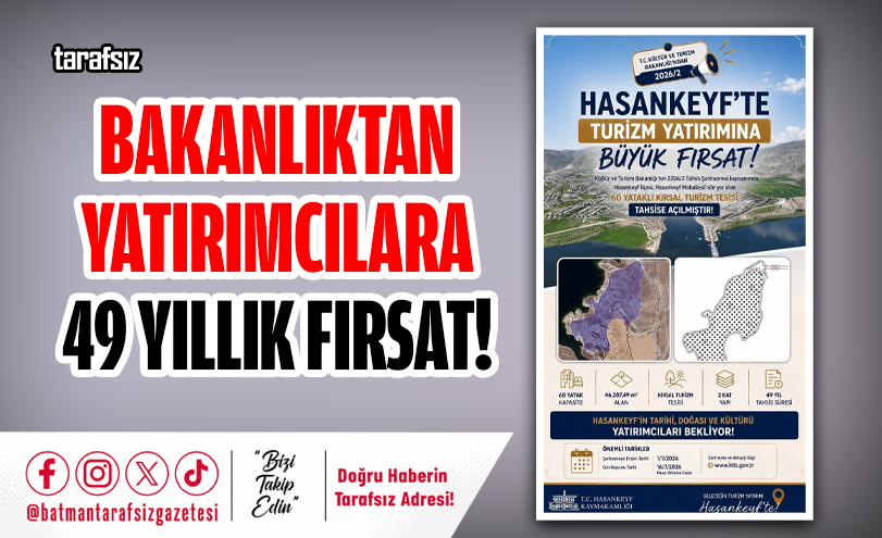 Bakanlıktan Yatırımcılara 49 Yıllık Fırsat!