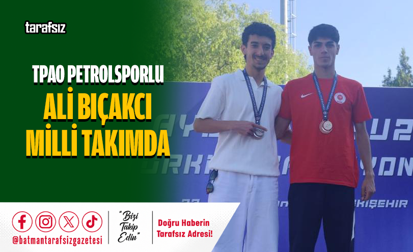 TPAO Petrolsporlu Ali Bıçakcı Milli Takımda