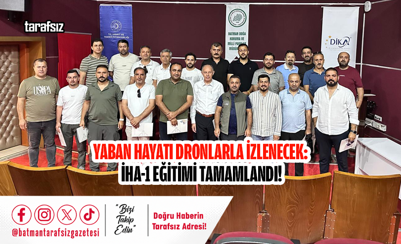 Yaban Hayatı Dronlarla İzlenecek: İHA-1 Eğitimi Tamamlandı!