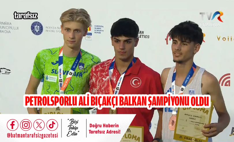 Petrolsporlu Ali Bıçakçı Balkan Şampiyonu Oldu