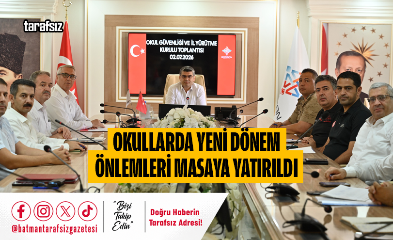 OKULLARDA YENİ DÖNEM ÖNLEMLERİ MASAYA YATIRILDI