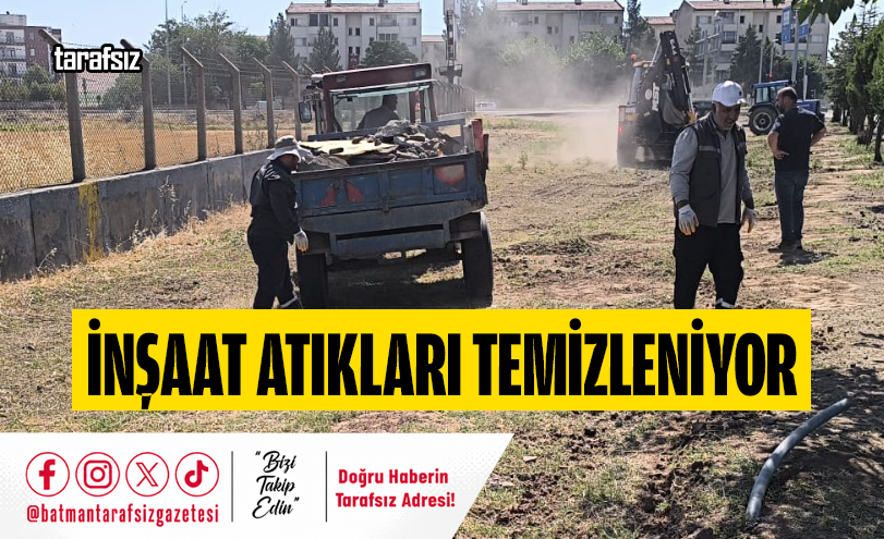 İnşaat Atıkları Temizleniyor