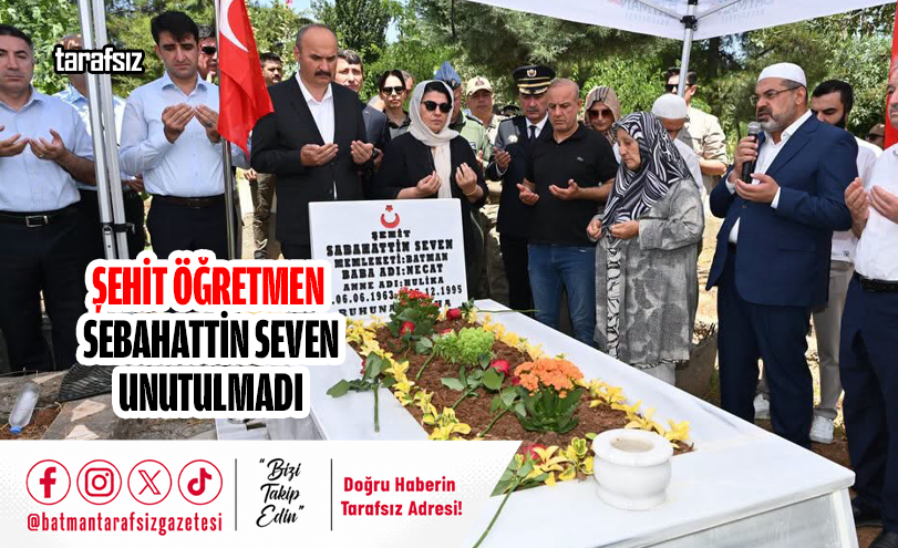 Şehit Öğretmen Sebahattin Seven Unutulmadı
