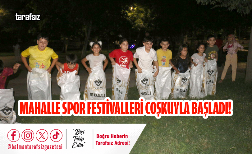 Mahalle Spor Festivalleri Coşkuyla Başladı!