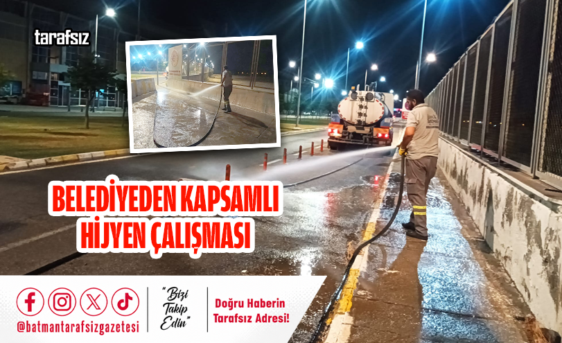 Belediyeden Kapsamlı Hijyen Çalışması