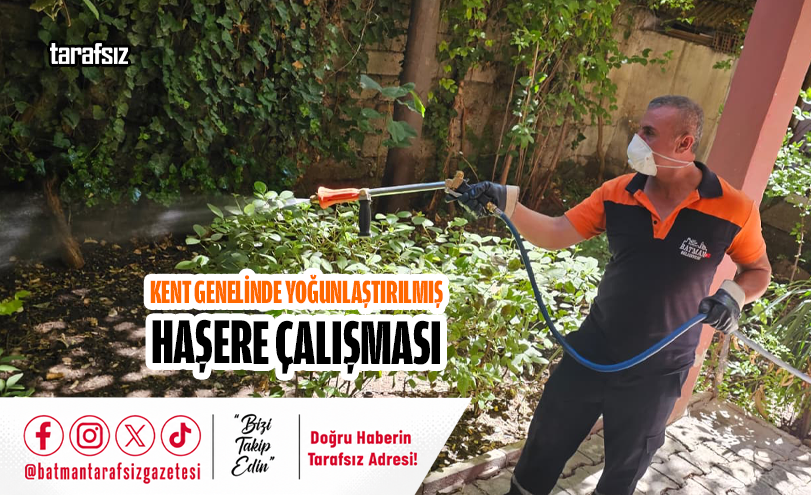 Kent Genelinde Yoğunlaştırılmış Haşere Çalışması