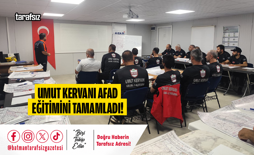 Umut Kervanı AFAD Eğitimini Tamamladı!