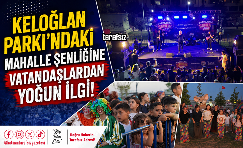 Keloğlan Parkı’ndaki Mahalle Şenliğine Vatandaşlardan Yoğun İlgi