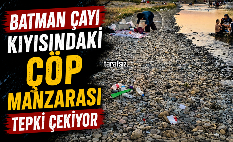 Batman Çayı Kıyısındaki Çöp Manzarası Tepki Çekiyor