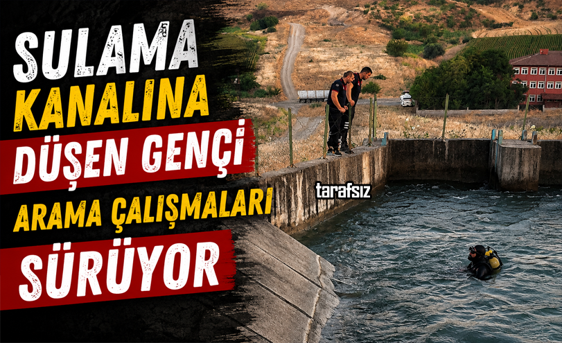 Kanala Düşen Vatandaşı Arama Faaliyetleri Kesintisiz Devam Ediyor