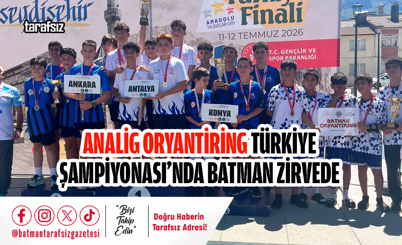 ANALİG Oryantiring Türkiye Şampiyonası’nda Batman Zirvede