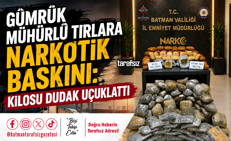 Gümrük Mühürlü Tırlara Narkotik Baskını: Kilosu Dudak Uçuklattı