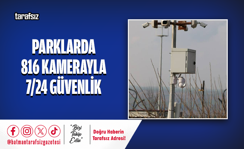 PARKLARDA 816 KAMERAYLA 7/24 GÜVENLİK
