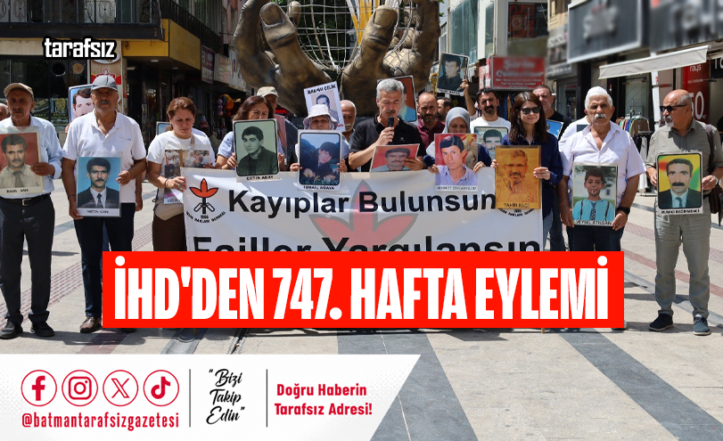 İHD’den 747. Hafta Eylemi