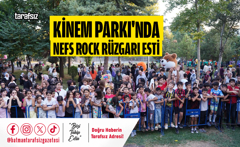 Kinem Parkı’nda NEFS Rock Rüzgarı Esti