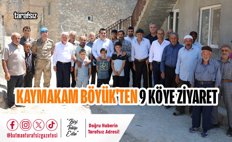 Kaymakam Böyük’ten 9 Köye Ziyaret
